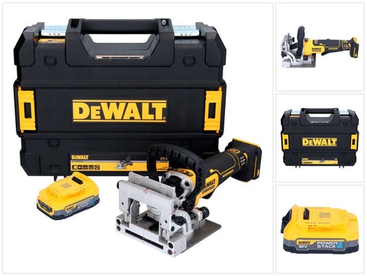 DeWalt DCW 682 NT coupe-goujon plat sur batterie 18 V 102 x 20 mm sans balais + 1x batterie Powerstack 1,7 Ah + TSTAK - sans chargeur