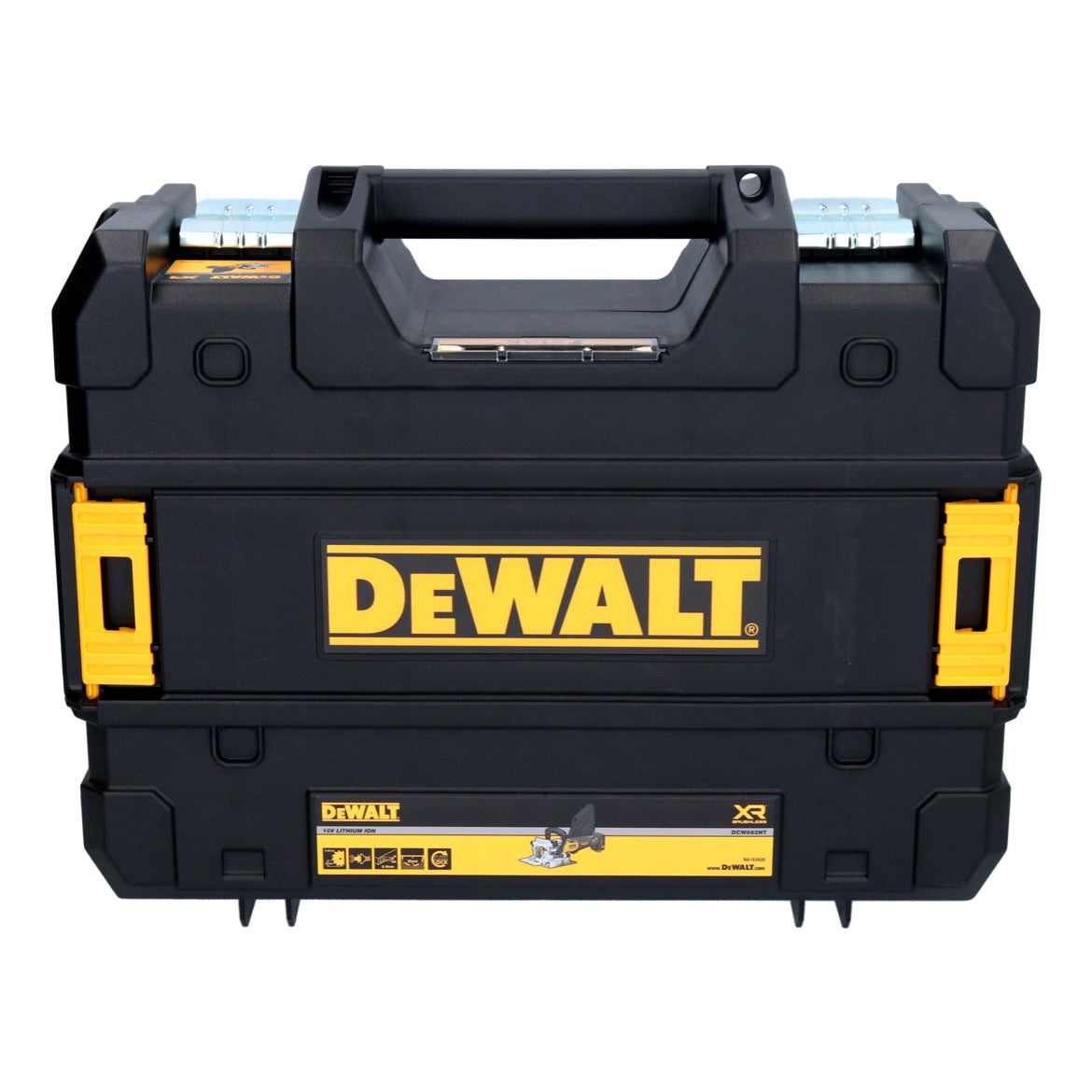 DeWalt DCW 682 NT coupe-goujon plat sur batterie 18 V 102 x 20 mm sans balais + 1x batterie Powerstack 1,7 Ah + TSTAK - sans chargeur