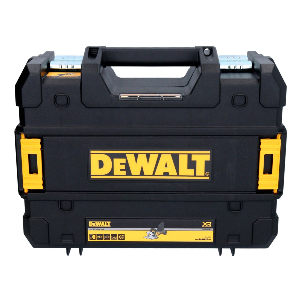 DeWalt DCW 682 E2T coupe-goujon plat sur batterie 18 V 102 x 20 mm sans balais + 2x batterie Powerstack 1,7 Ah + chargeur + TSTAK