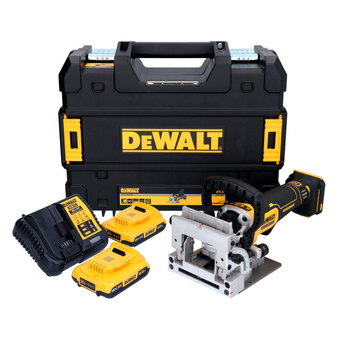 DeWalt DCW 682 D2T coupe-goujon plat sur batterie 18 V 102 x 20 mm sans balais + 2x batterie 2,0 Ah + chargeur + TSTAK