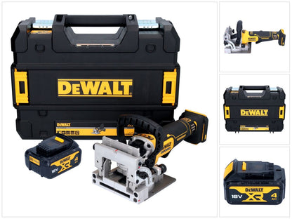 Coupe-goujon plat sur batterie DeWalt DCW 682 NT 18 V 102 x 20 mm sans balais + 1x batterie 4,0 Ah + TSTAK - sans chargeur