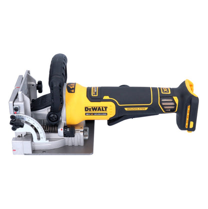 DeWalt DCW 682 M2T Akku Flachdübelfräse 18 V 102 x 20 mm Brushless + 2x Akku 4,0 Ah + Ladegerät + TSTAK