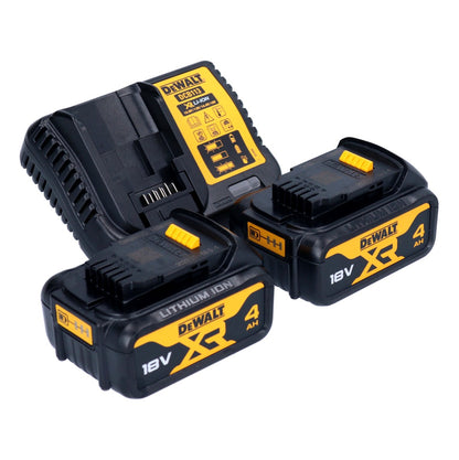 DeWalt DCW 682 M2T Akku Flachdübelfräse 18 V 102 x 20 mm Brushless + 2x Akku 4,0 Ah + Ladegerät + TSTAK