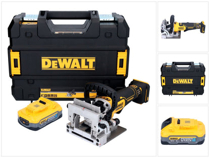 DeWalt DCW 682 NT Coupe-goujon plat sur batterie 18 V 102 x 20 mm sans balais + 1x batterie Powerstack 5,0 Ah + TSTAK - sans chargeur