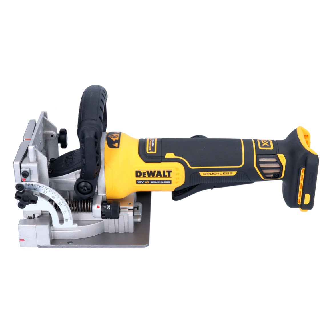 DeWalt DCW 682 H2T Akku Flachdübelfräse 18 V 102 x 20 mm Brushless + 2x Powerstack Akku 5,0 Ah + Ladegerät + TSTAK