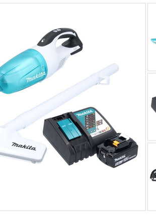 Aspirateur sans fil Makita DCL 181 FRTWX 18 V 53 mbar 0,65 L + 2x batteries 5,0 Ah + chargeur