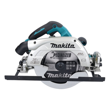 Makita DHS 900 RG2U scie circulaire à batterie 36 V (2x 18 V) 235 mm sans balais + 2x batterie 6,0 Ah + chargeur + adaptateur Bluetooth