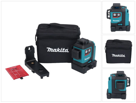 Makita SK 700 D batterie laser multiligne rouge 12 V max IP 54 10 m solo - sans batterie, sans chargeur