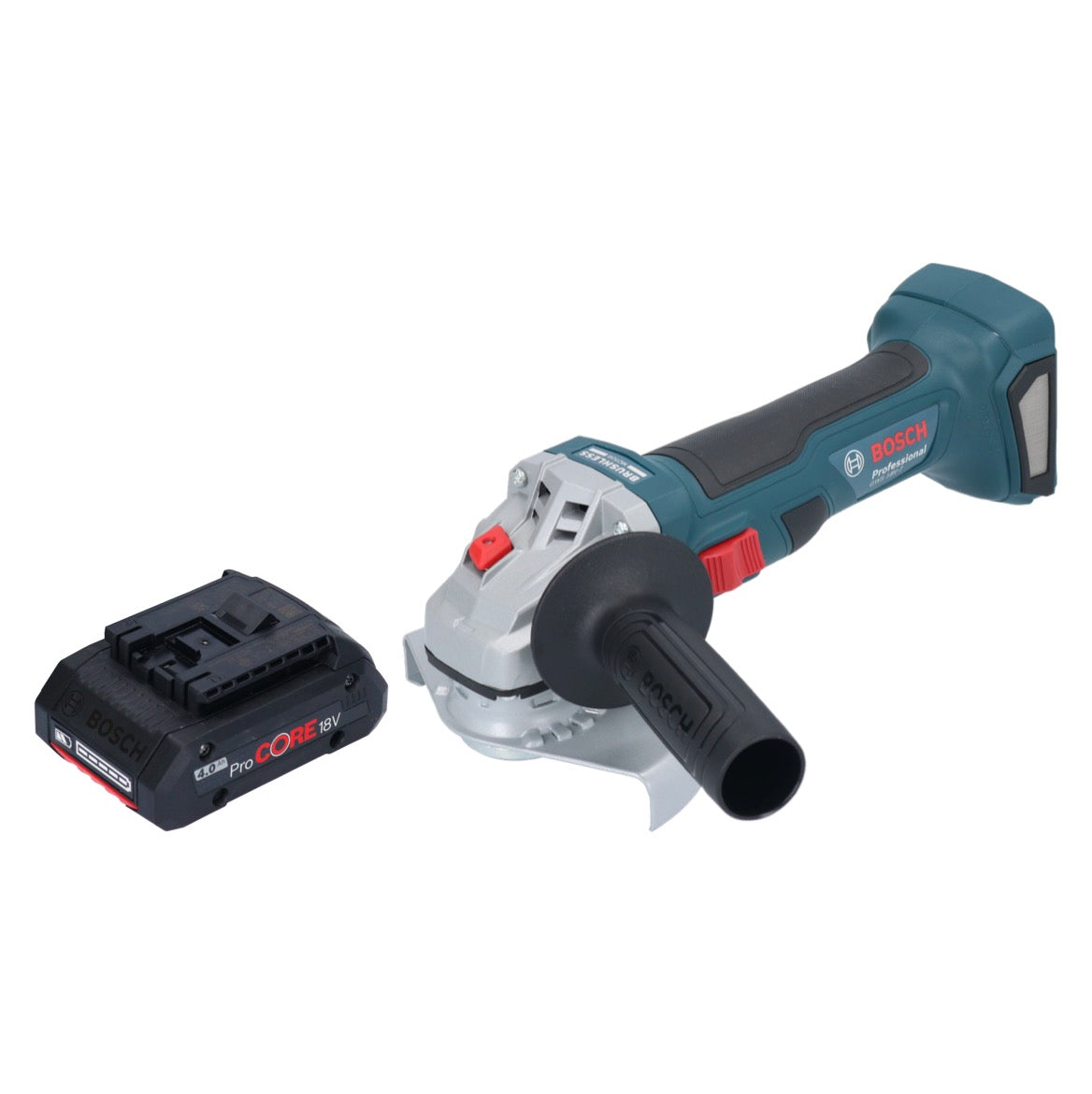 Meuleuse d'angle sans fil Bosch GWS 18V-7 Professional 18 V 125 mm sans balais + 1x batterie ProCORE 4,0 Ah - sans chargeur