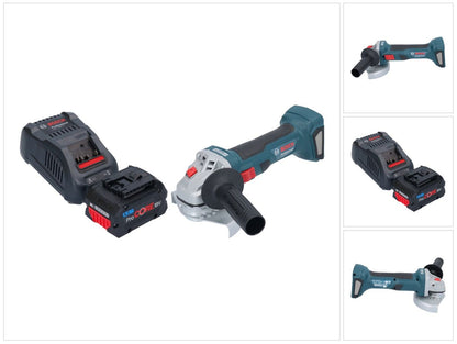 Bosch GWS 18V-7 Professional Akku Winkelschleifer 18 V 125 mm Brushless + 1x ProCORE Akku 5,5 Ah + Ladegerät