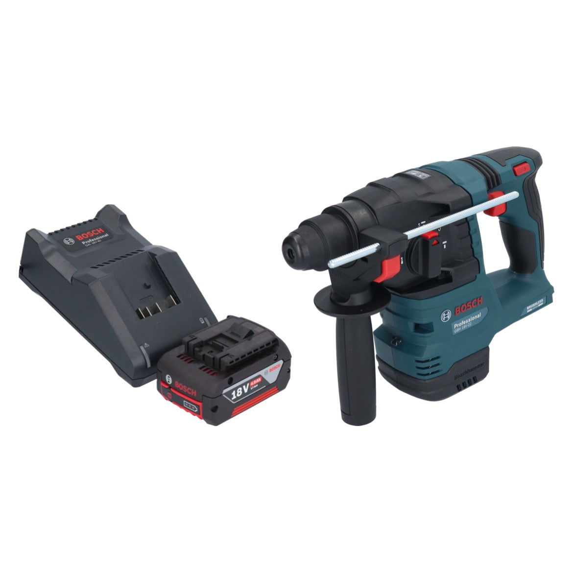 Bosch GBH 18V-22 Professional marteau perforateur sans fil 18 V 1,9 J SDS Plus sans balais + 1 batterie 4,0 Ah + chargeur