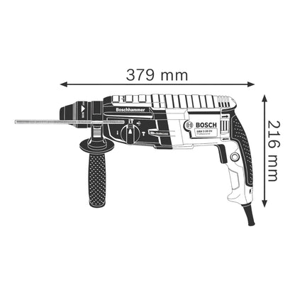 Bosch GBH 2-28 Marteau perforateur professionnel Boschhammer 880 Watt 3,2 J SDS (0611267500) + coffret