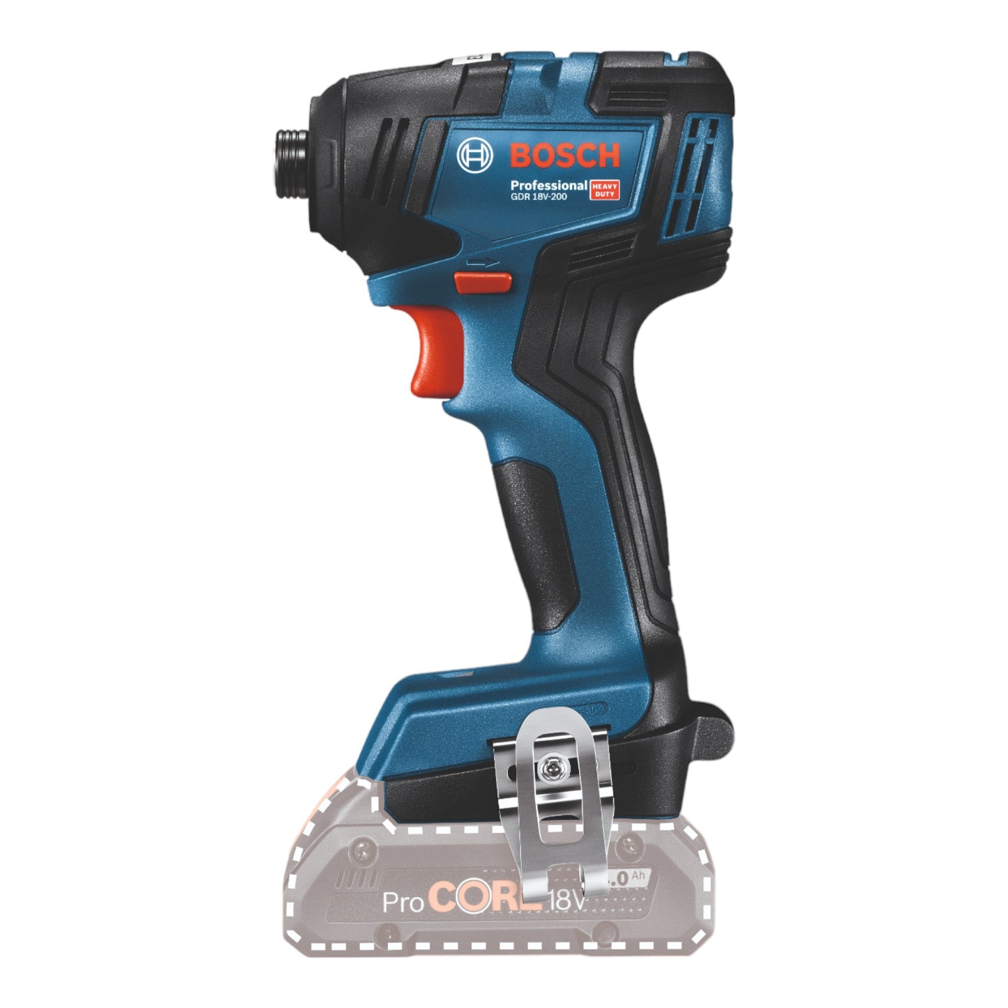 Bosch GDR 18V-200 Professional Clé à chocs rotative sans fil 18 V 200 Nm sans balais (06019J2106) + L-Boxx - sans batterie, sans chargeur