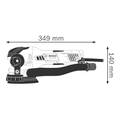 Bosch Professional GET 55-125 Exzenterschleifer 550 Watt 125 mm ( 0601257000 )