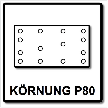 Festool Granat Schleifstreifen STF 80x133 P 80 GR 50 ( 497119 ) - Toolbrothers