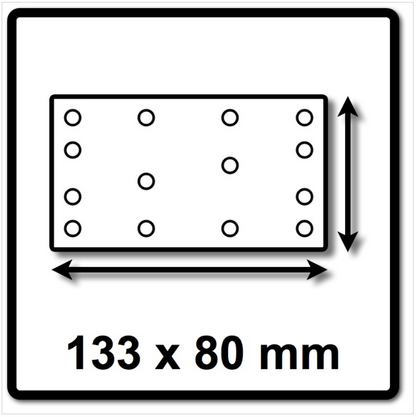 Festool Granat Schleifstreifen STF 80x133 P 150 GR 100 ( 497121 ) - Toolbrothers