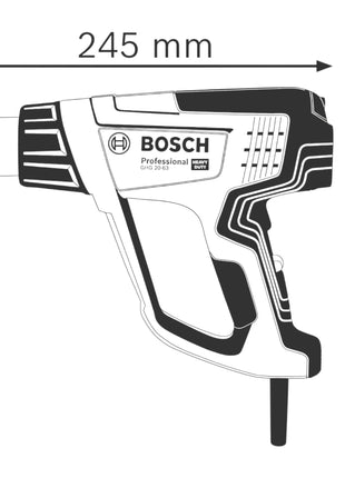 Bosch GHG 20-63 Pistola de aire caliente profesional 2000 W 50 - 630 °C (06012A6200)