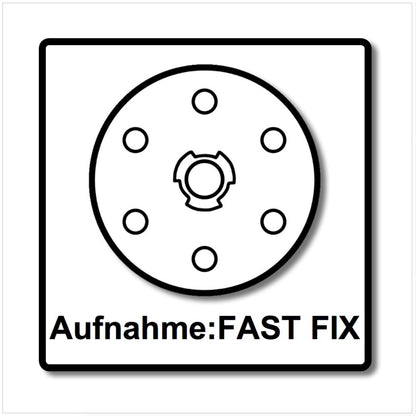 Festool Schleifteller ST-STF D 125/8 FX-W-HT 125 mm FastFix weicher Härtegrad ( 492125 ) - Toolbrothers