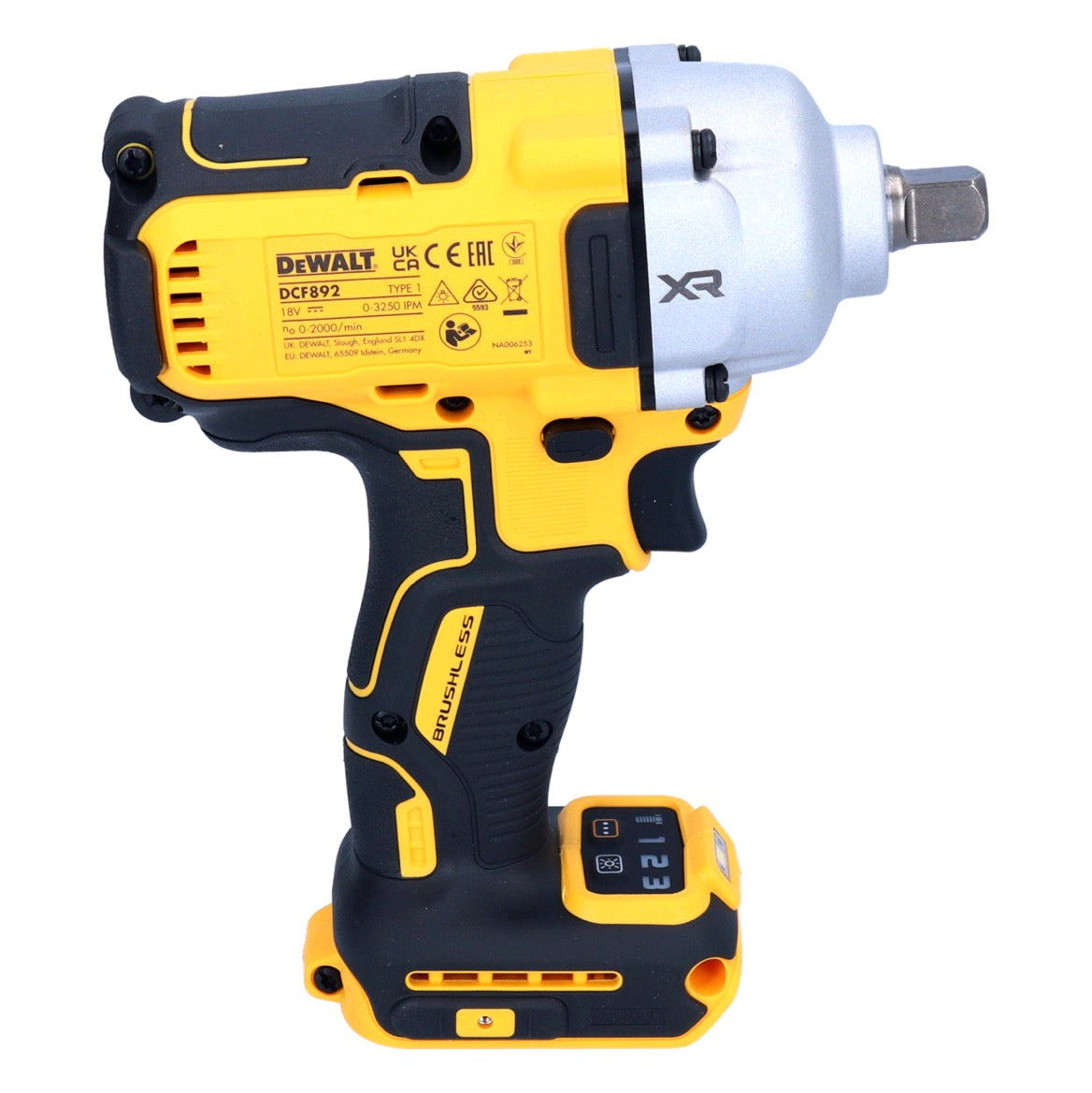 Clé à chocs sans fil DeWalt DCF 892 N 18 V 812 Nm 1/2" brushless solo - sans batterie, sans chargeur