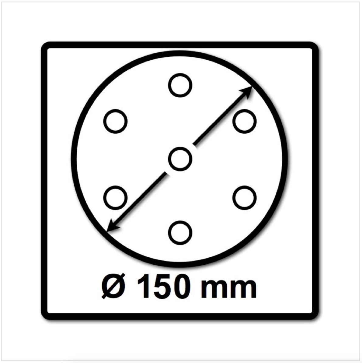 Festool Schleifteller ST-STF D150/17FT-M8-W-HT mit StickFix Technologie ( 498987 ) - Toolbrothers