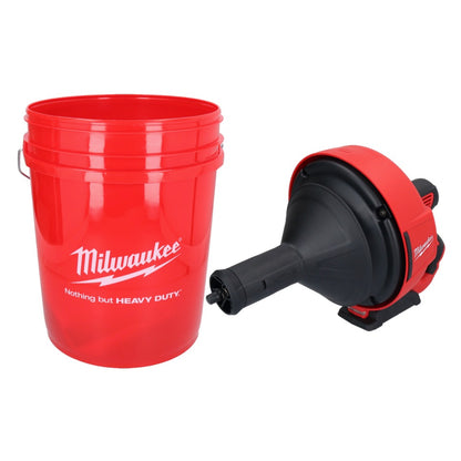 Milwaukee M12 BDC8-0C Akku Rohrreinigungsgerät 12 V ( 4933451632 ) + Spirale + Eimer - ohne Akku, ohne Ladegerät