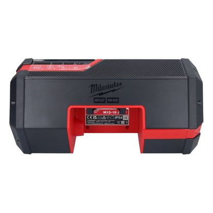 Milwaukee M12-18 JSSP-0 haut-parleur sur batterie 12 - 18 V Bluetooth (4933459275) IP54 Solo - sans batterie, sans chargeur