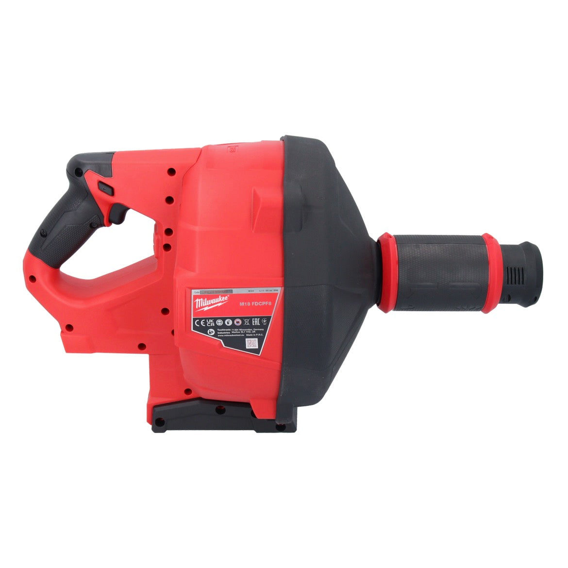 Milwaukee M18 FDCPF8-0C Akku Rohrreinigungsgerät 18 V ( 4933459683 ) + Spirale + Koffer - ohne Akku, ohne Ladegerät