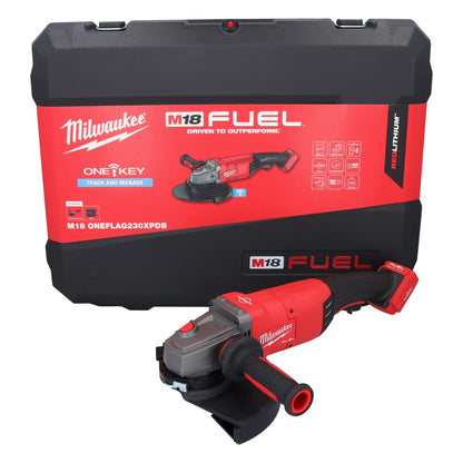 Meuleuse d'angle sur batterie Milwaukee M18 ONEFLAG230XPDB-0C 18 V 230 mm (4933478782) brushless + HD Box - sans batterie, sans chargeur