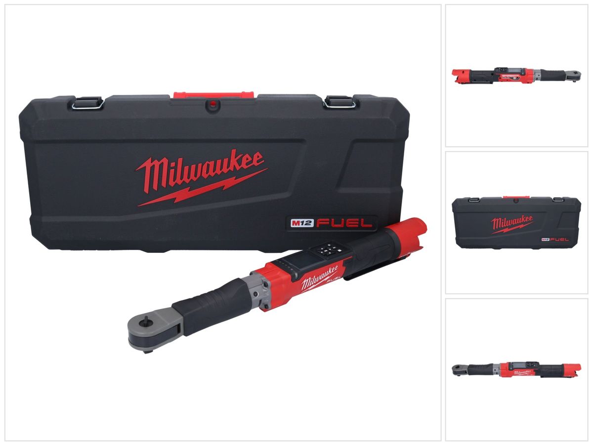 Clé dynamométrique numérique sur batterie Milwaukee M12 ONEFTR12-0C 12 V 1/2" 203,4 Nm (4933464969) brushless + coffret - sans batterie, sans chargeur