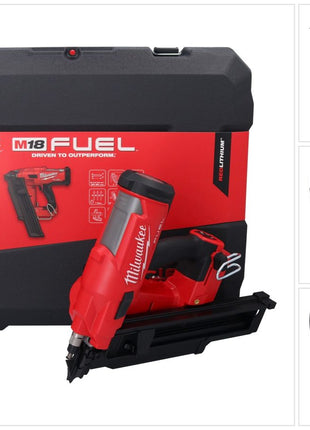 Cloueur à batterie Milwaukee M18 FFN21-0C 18 V 50 - 90 mm brushless (4933478993) + coffret - sans batterie, sans chargeur