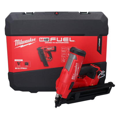 Cloueur à batterie Milwaukee M18 FFN21-0C 18 V 50 - 90 mm brushless (4933478993) + coffret - sans batterie, sans chargeur