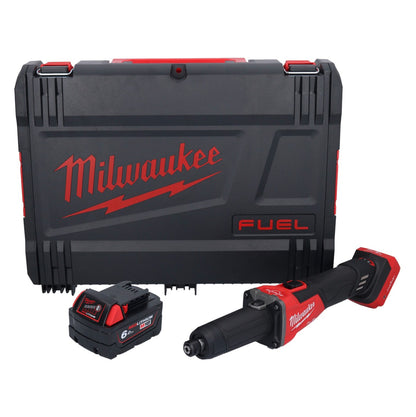 Meuleuse droite à batterie Milwaukee M18 FDGROVB-601X 18 V brushless + 1x batterie 6,0 Ah + boîtier HD - sans chargeur