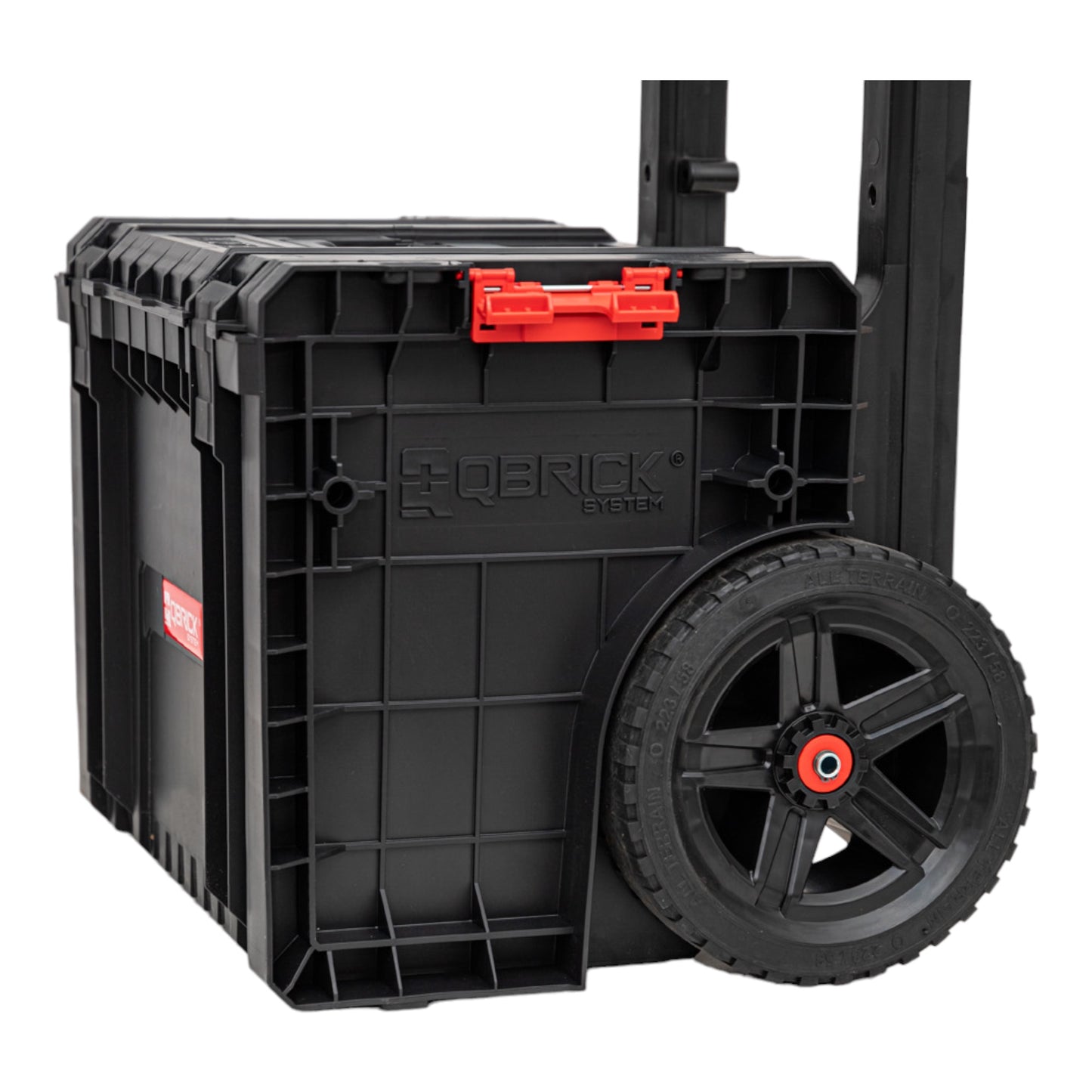 Qbrick System PRO Cart 2.0 Plus stapelbar 490 x 415 x 660 mm 29 l IP54 abnehmbarer Doppelteleskopgriff