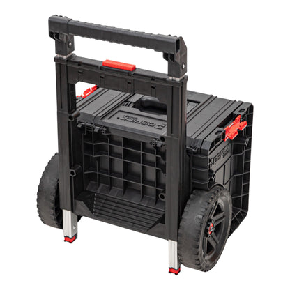 Qbrick System PRO Cart 2.0 Plus stapelbar 490 x 415 x 660 mm 29 l IP54 abnehmbarer Doppelteleskopgriff