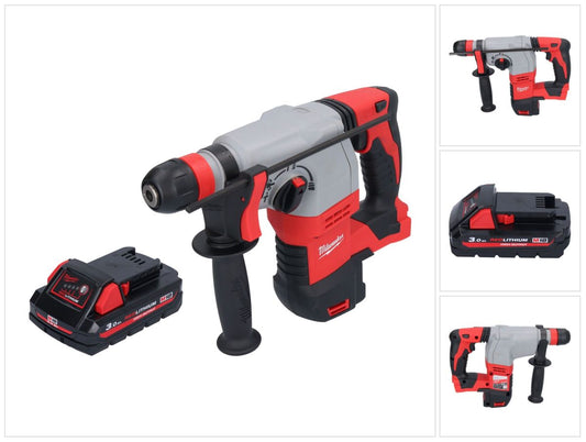 Milwaukee M18 HD18HX-301 Akku Kombihammer 18 V 2,4 J + 1x Akku 3,0 Ah - ohne Ladegerät