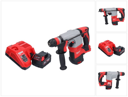 Milwaukee M18 HD18HX-501 Akku Kombihammer 18 V 2,4 J + 1x Akku 5,0 Ah + Ladegerät