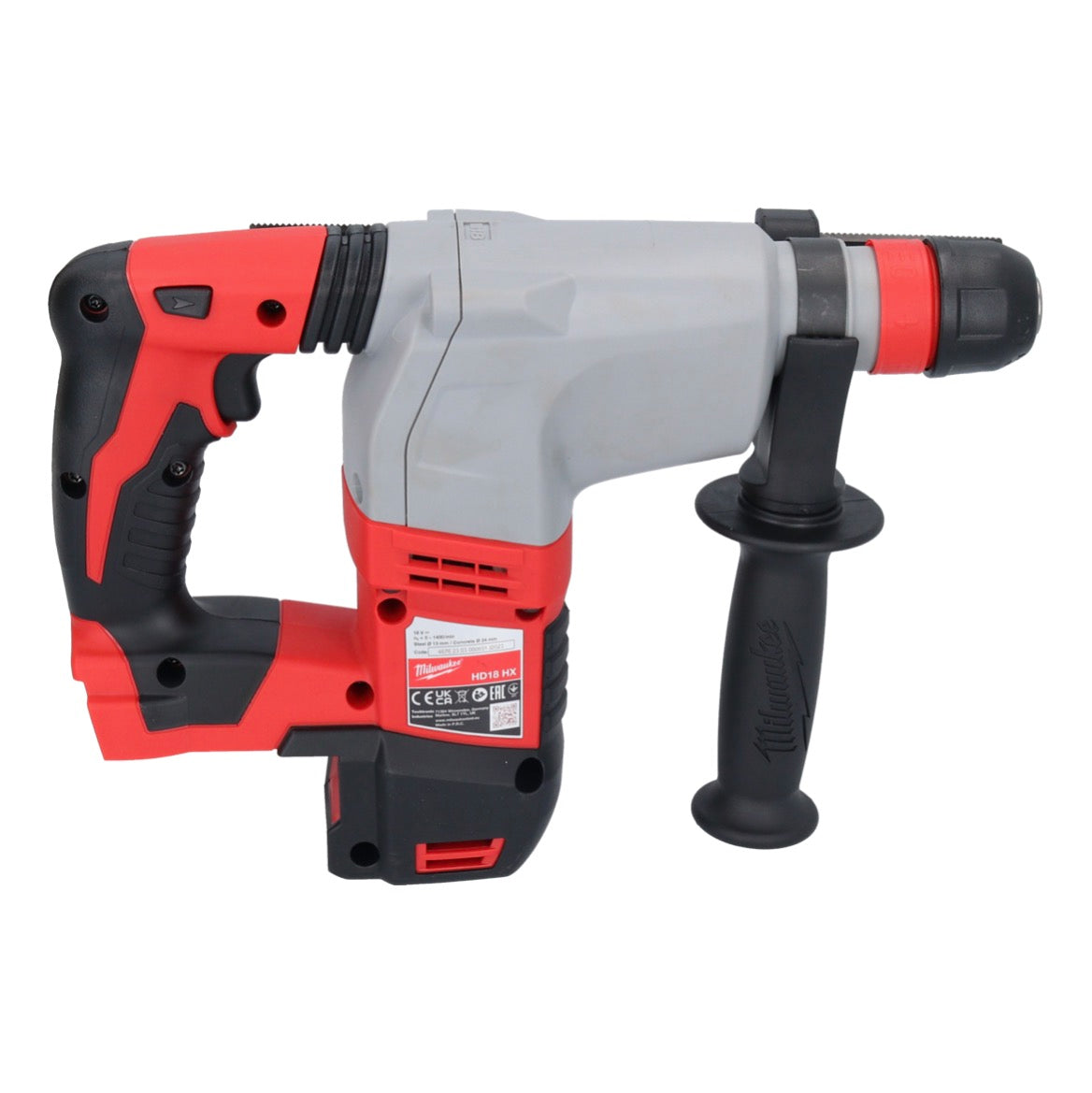 Milwaukee M18 HD18HX-501 Akku Kombihammer 18 V 2,4 J + 1x Akku 5,0 Ah + Ladegerät