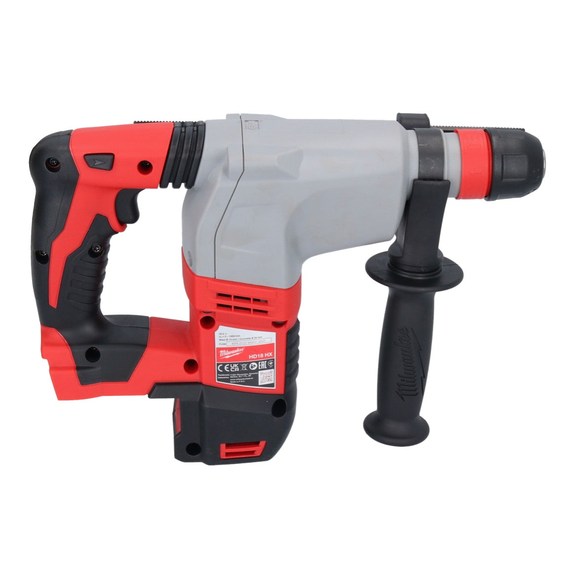 Milwaukee M18 HD18HX-551 Akku Kombihammer 18 V 2,4 J + 1x Akku 5,5 Ah - ohne Ladegerät