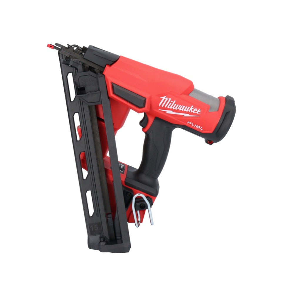 Cloueur à batterie Milwaukee M18 FN15GA-301X 18 V sans balais 32 - 64 mm + 1x batterie 3,0 Ah + chargeur + boîtier HD