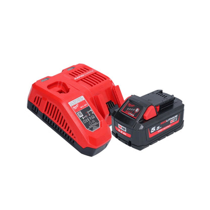 Cloueur sur batterie Milwaukee M18 FN15GA-551X 18 V sans balais 32 - 64 mm + 1x batterie 5,5 Ah + chargeur + boîtier HD