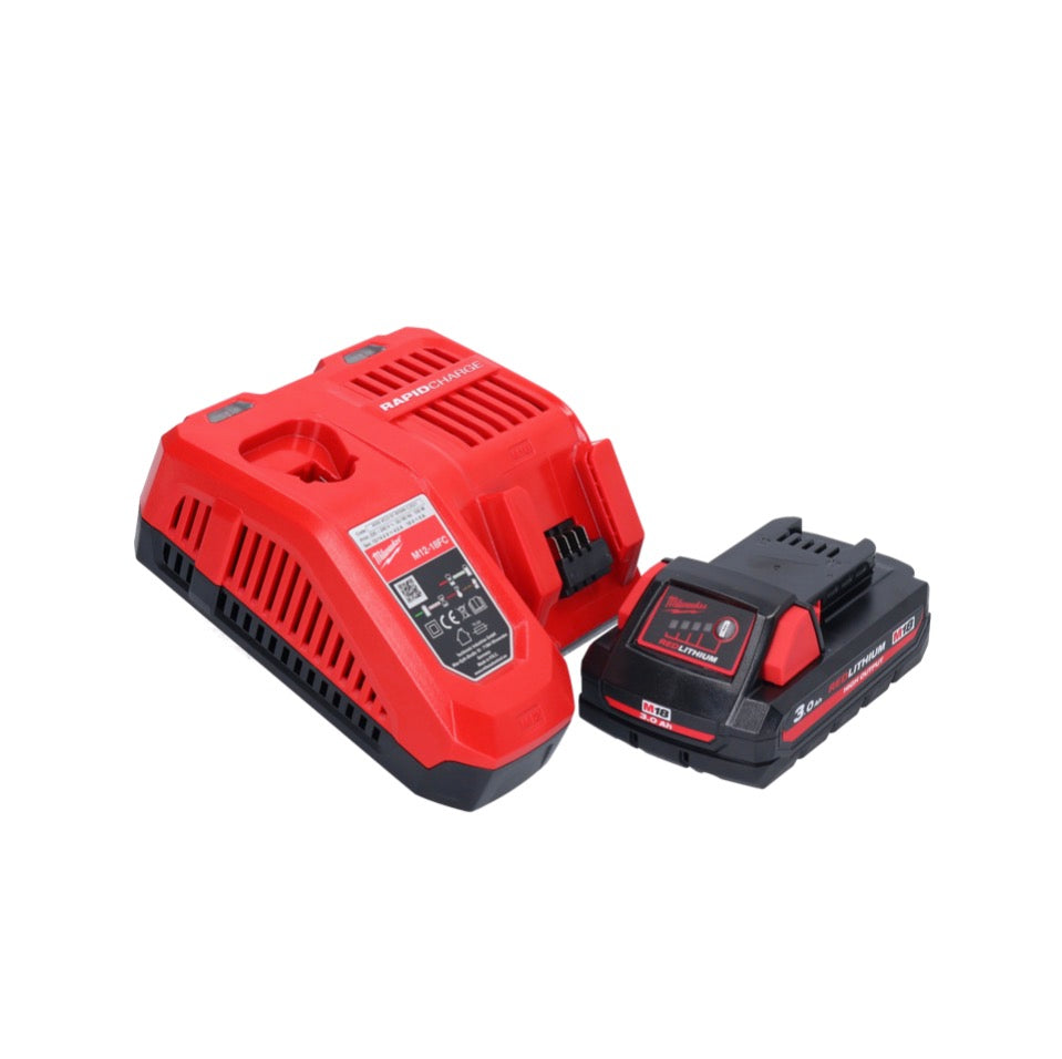 Scie circulaire manuelle à batterie Milwaukee M18 BLCS66-301 18 V 190 mm sans balais + 1x batterie 3,0 Ah + chargeur