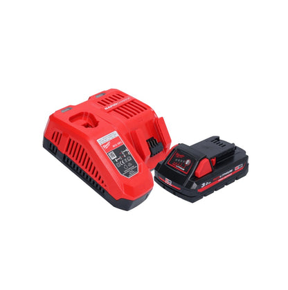 Milwaukee M18 FRAD2-301 Akku Winkelbohrmaschine 18 V 122 Nm Brushless + 1x Akku 3,0 Ah + Ladegerät