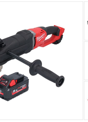 Perceuse d'angle sur batterie Milwaukee M18 FRAD2-551 18 V 122 Nm sans balais + 1x batterie 5,5 Ah - sans chargeur