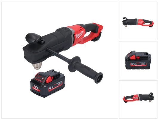 Perceuse d'angle sur batterie Milwaukee M18 FRAD2-801 18 V 122 Nm sans balais + 1x batterie 8,0 Ah - sans chargeur