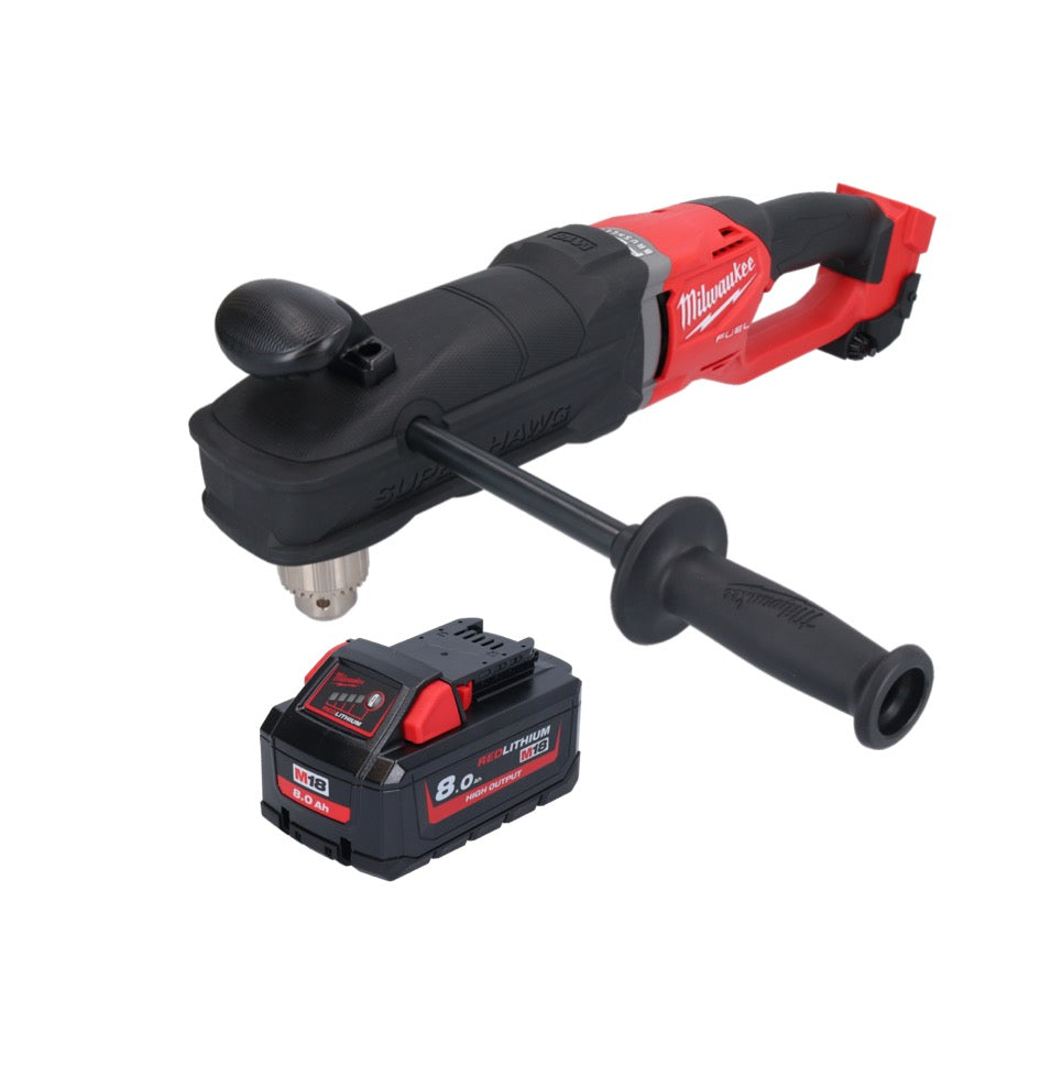 Perceuse d'angle sur batterie Milwaukee M18 FRAD2-801 18 V 122 Nm sans balais + 1x batterie 8,0 Ah - sans chargeur