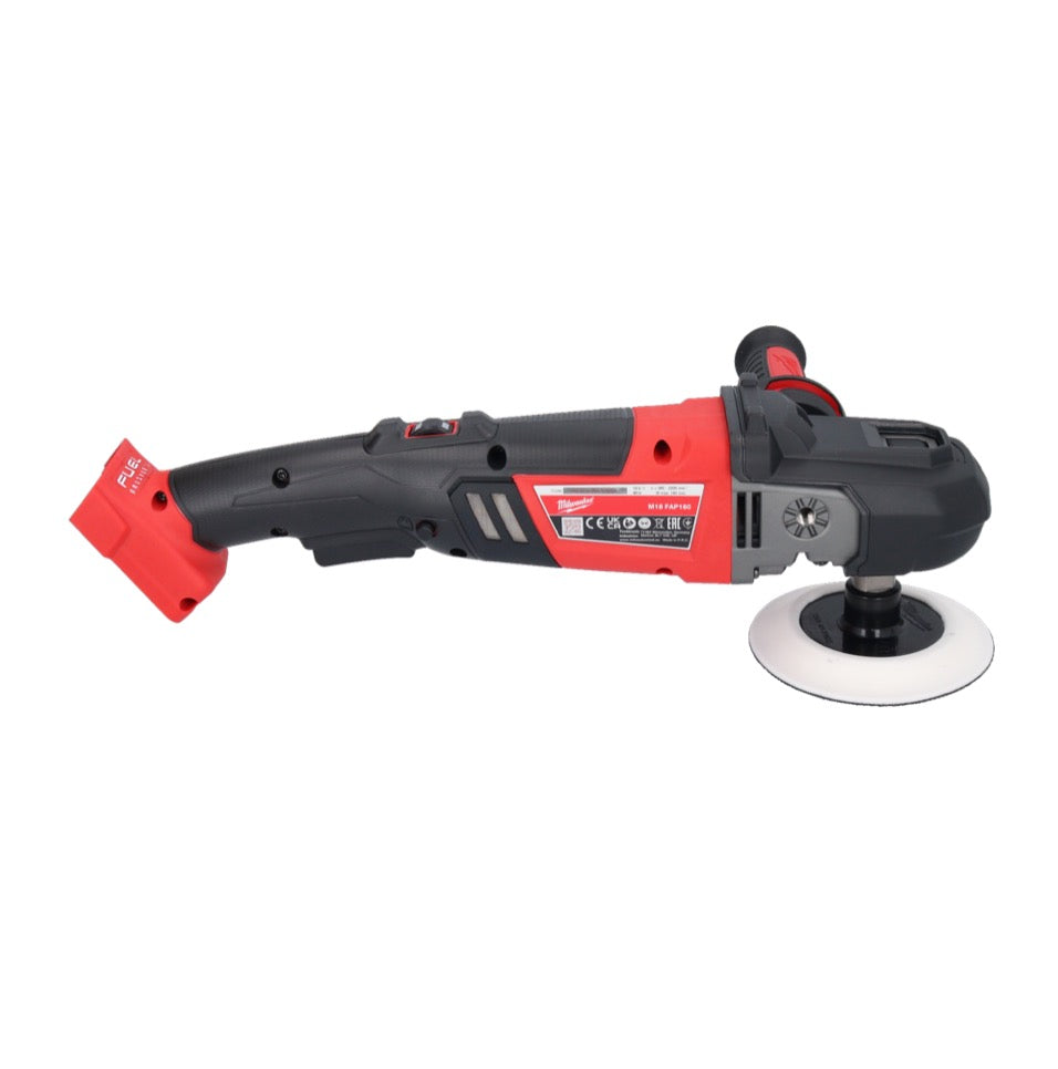 Polisseuse à batterie Milwaukee M18 FAP180-301 18 V 180 mm sans balais + 1x batterie 3,0 Ah + chargeur