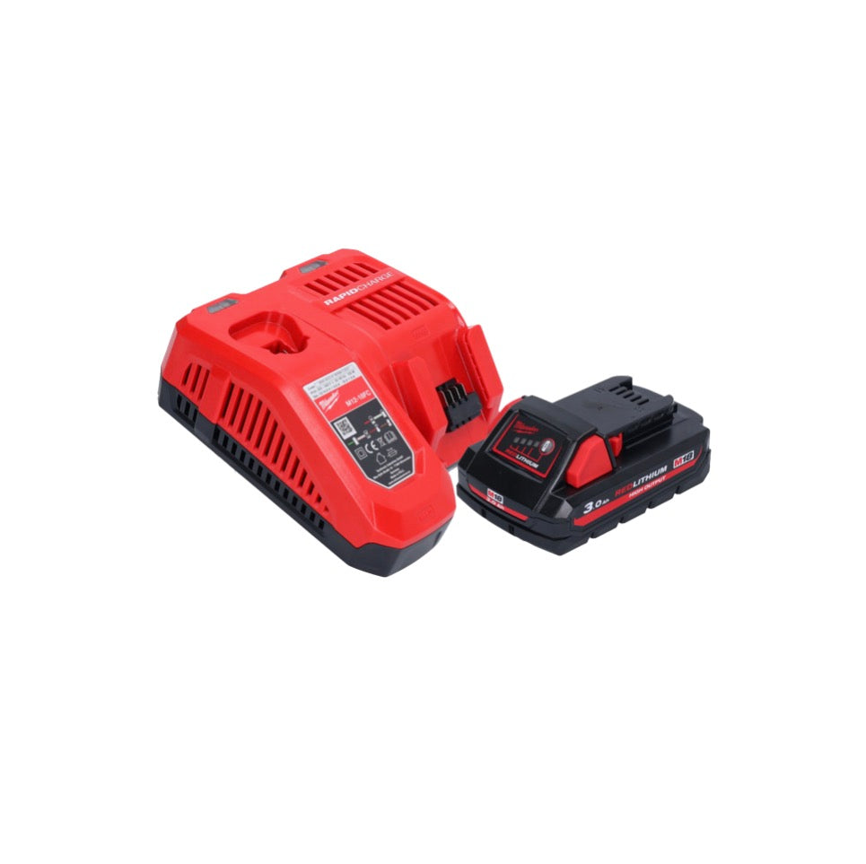 Polisseuse à batterie Milwaukee M18 FAP180-301 18 V 180 mm sans balais + 1x batterie 3,0 Ah + chargeur