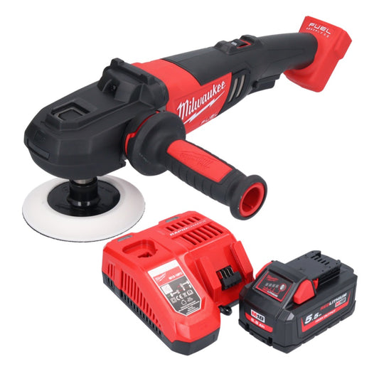 Milwaukee M18 FAP180-551 Akku Polierer 18 V 180 mm Brushless + 1x Akku 5,5 Ah + Ladegerät