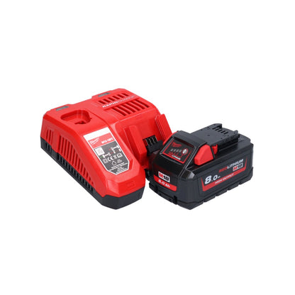 Polisseuse à batterie Milwaukee M18 FAP180-801 18 V 180 mm sans balais + 1x batterie 8,0 Ah + chargeur