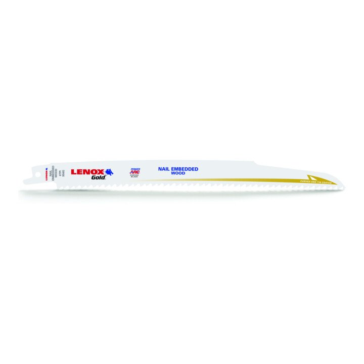 Lame de scie sabre LENOX or longueur 229 mm largeur 19 mm (4000814730)